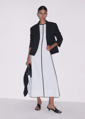 White Crease-Less Linen Effortless Maxi Dress