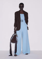 Blue Wide-Leg Jumpsuit