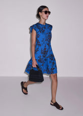 Blue Short Swing Dress