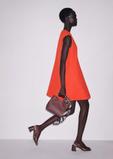 Orange Swing Mini Dress