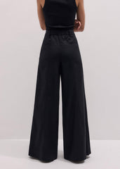 Black Wide-Leg Pant