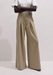 Sand Very Wide-Leg Pant
