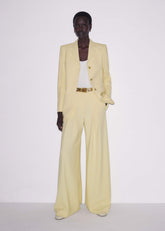Yellow Very Wide-Leg Pant