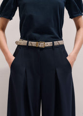 Navy Ultimate Very Wide-Leg Pant
