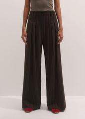 Brown Wide-Leg Pant