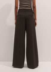 Brown Wide-Leg Pant