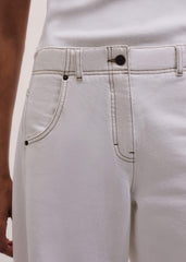 White Relaxed Engineered Jean