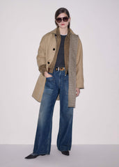 Blue Patch Pocket Baggy Jean