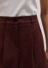 Cinnamon Brown Tailored Summer Short