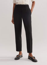 Black Slim Crop Forever Tux Pant | Woven Pants
