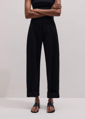Black Clever Tapered Pant