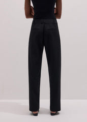 Black Clever Tapered Pant