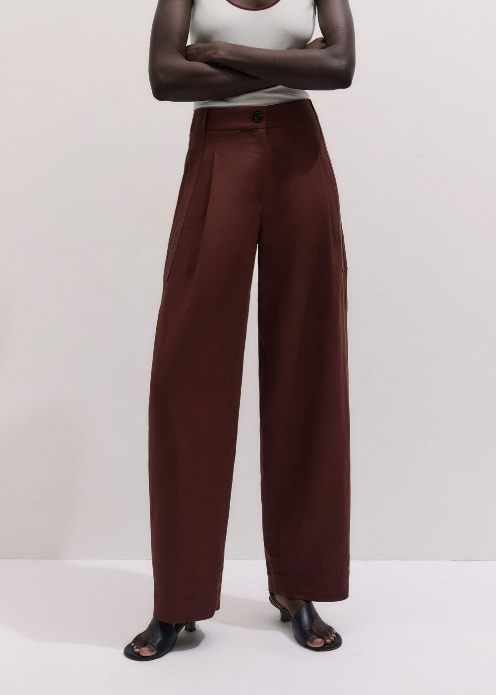 Cinnamon Brown Extreme Taper Pant
