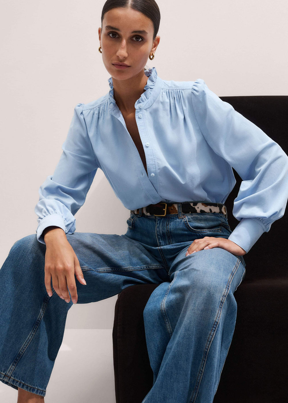 Blue Winter Blouse