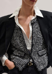 Cream Fluid Sleeve Layering Blouse