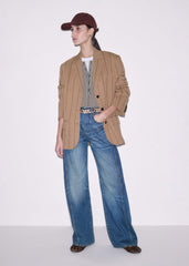 Brown Double Layer Top