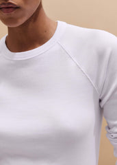 White Ultimate Slim Baseball Top