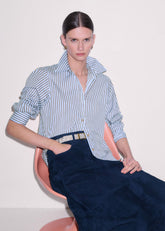 Blue Stripe Relaxed Forever Shirt