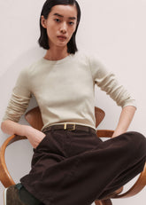 Cream Perfect Basic Top