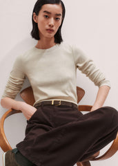 Cream Perfect Basic Top