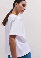 White Oversized Tee