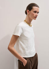 Cream Warm Touch Tee