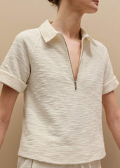 Cream Polo Swing Top
