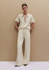 Cream Polo Swing Top