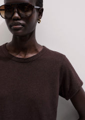 Brown Soft Washed Tee