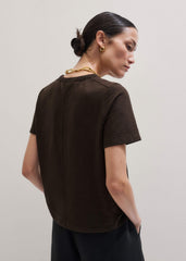 Brown Warm Touch Tee
