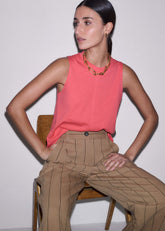 Pink Racerback Swing Top