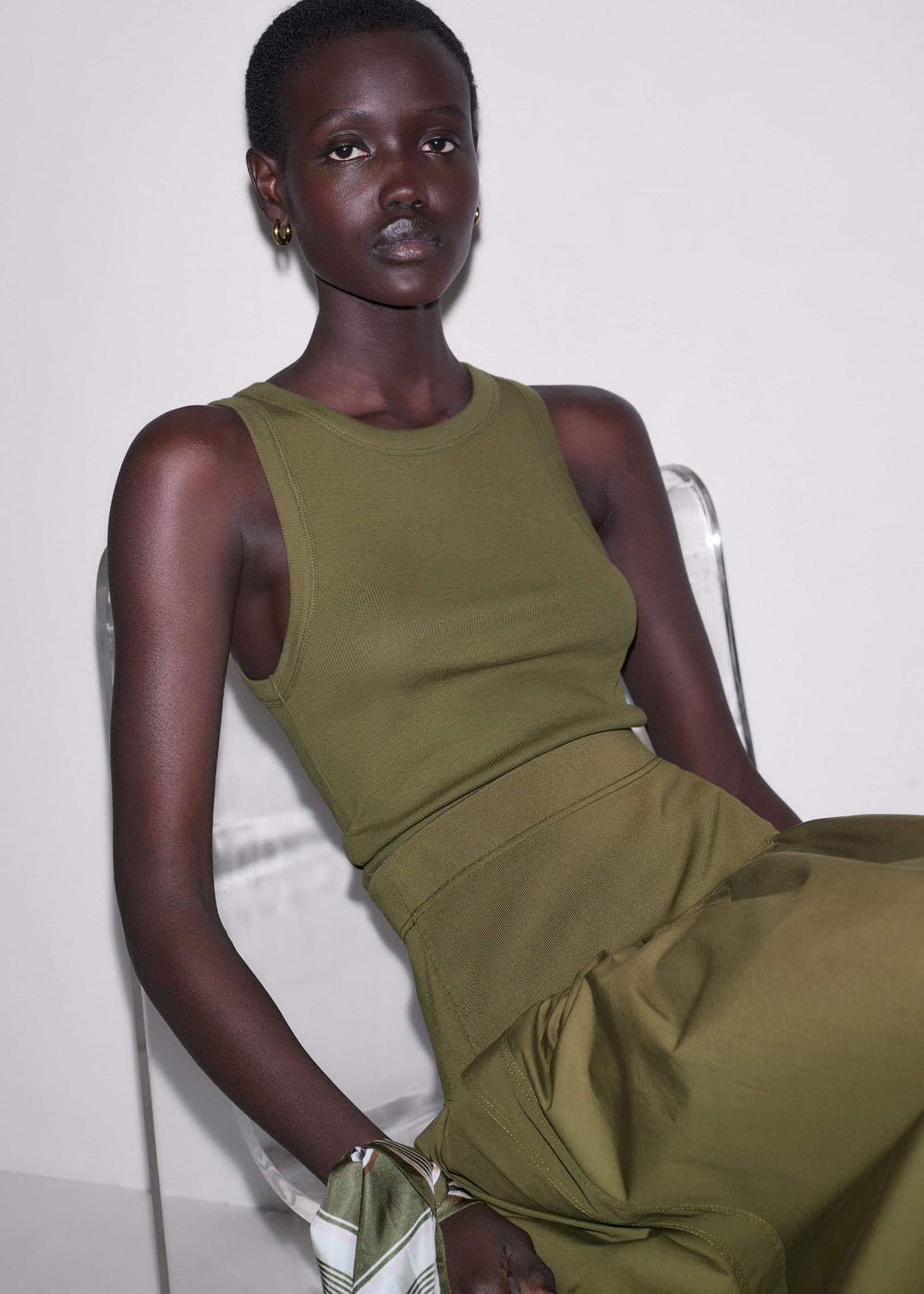 Olive Green Perfect Basic Vest