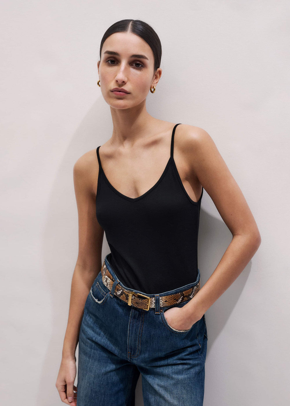 Black Fashion First Aid Cami
