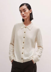 Cream Relaxed Knit Shirt