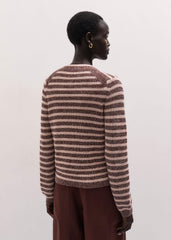Cinnamon Brown Straight Cardigan