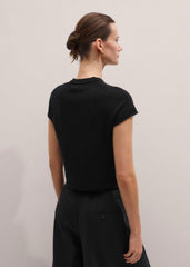 Black Cashmere Baby Tee