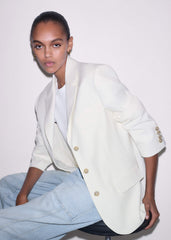Ivory Icon Intelligently Oversized Blazer