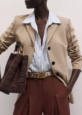 Sand Slim Contour Blazer