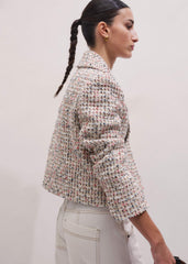 Cream Heritage Crop Jacket