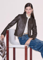Brown Patch Pocket Jacket