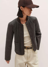 Brown Quilted Weekend Jacket