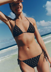 Cinnamon Brown Triangle Bikini Top