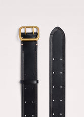Black Double Prong Belt