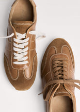 Brown Retro Runner Sneaker