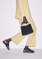 Black Minimal Sandal