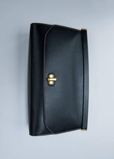 Black Tailored Clutch Bag
