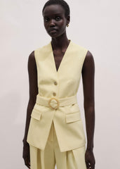 Yellow Longline Vest
