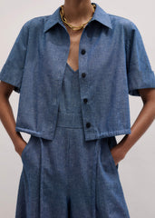 Blue 2-in-1 Jumpsuit