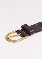 Natural Round Raffia Summer Belt