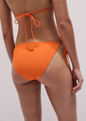 Orange Side Tie Bikini Bottom